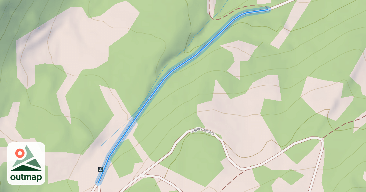 Map of Comstock Mine Road
