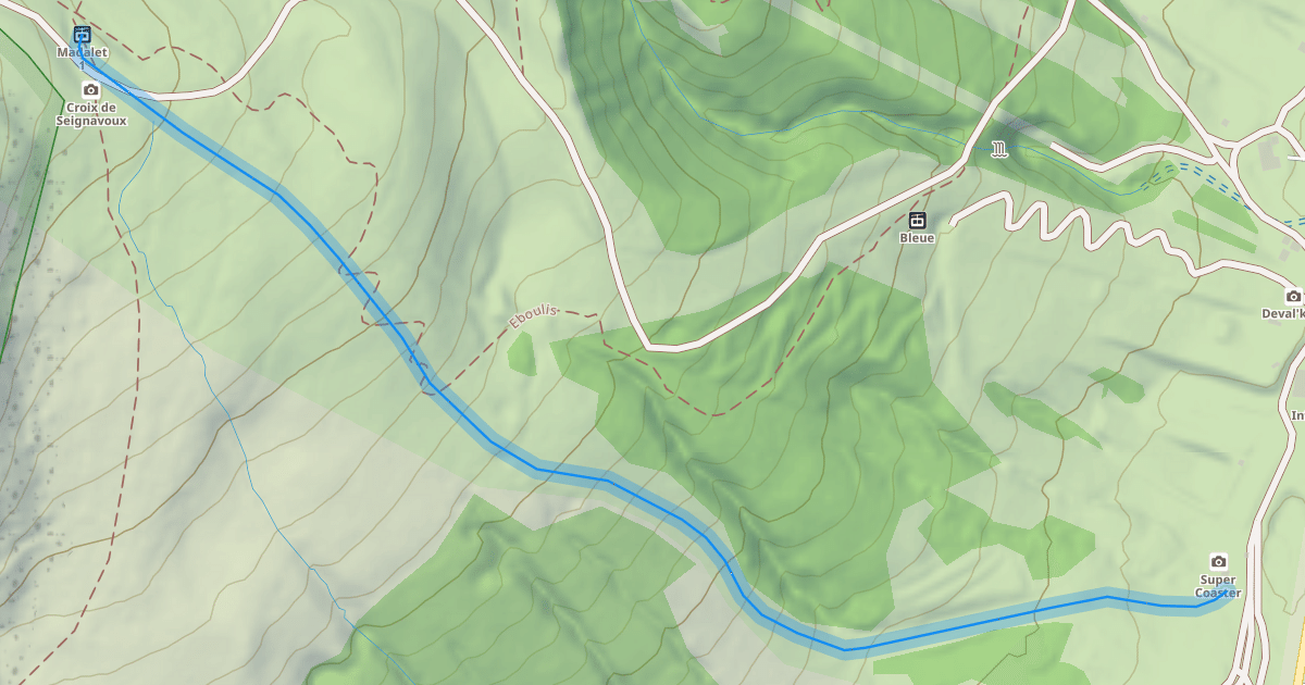 Map preview of Signavoux