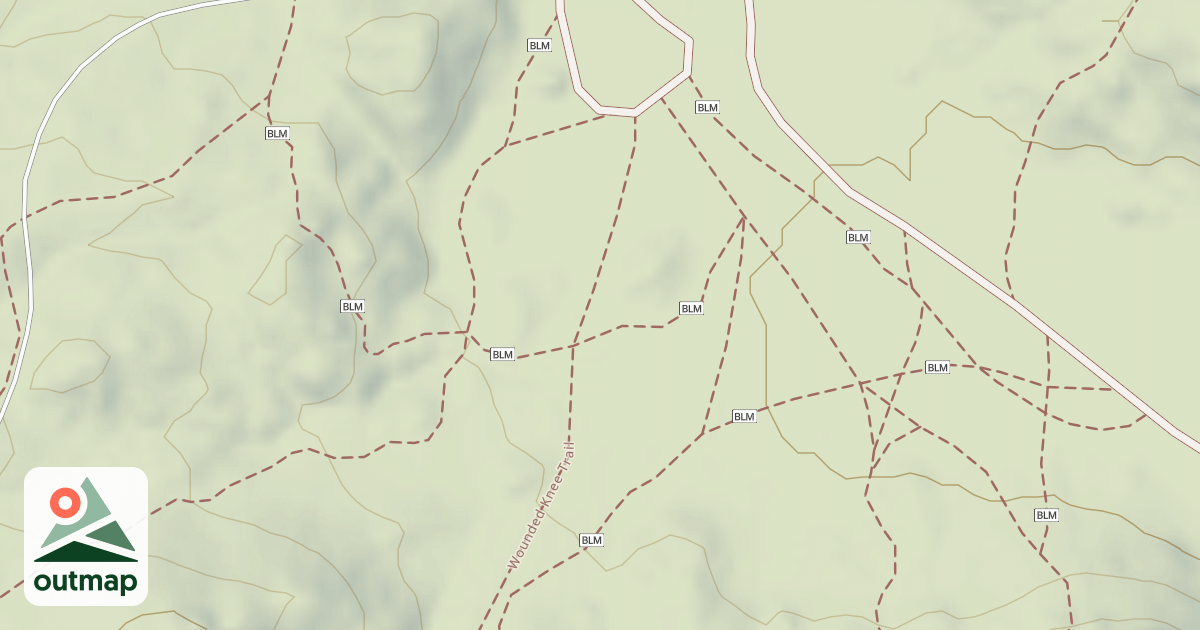 Map of BLM National GTLF Public Motorized Trails 164d320b-aca4-4143-99b6-0e6255395c54