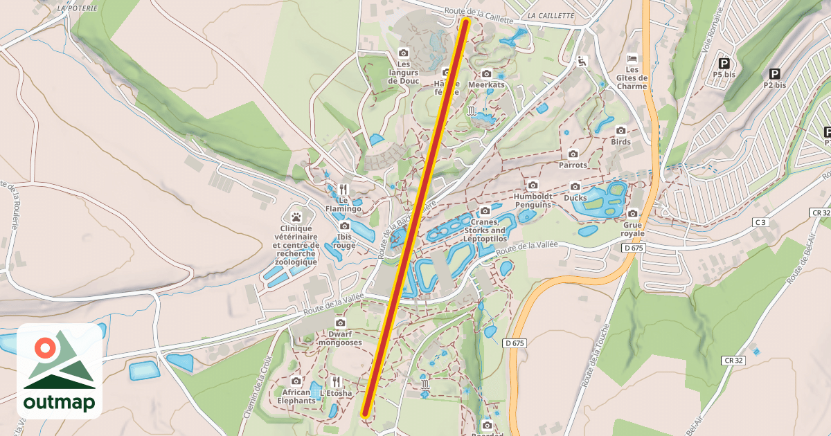 Map of Le Nuage de Beauval