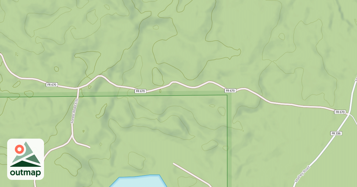 Map of FR 670