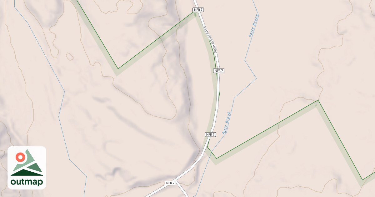 Map of Patte Brook Snomo