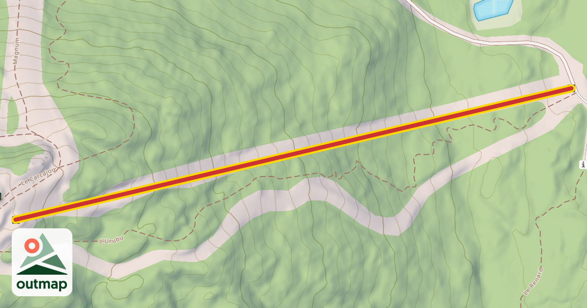 Map of 1-Quad Giroux Est