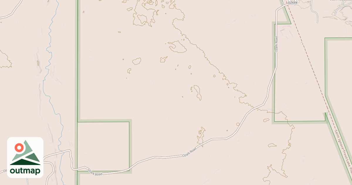 Map of MUD CREEK
