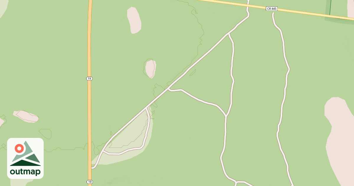 Map of USFS Motor Vehicle Use Map Roads {EC0F1D1A-9F6D-416B-94FF-742AD023ED19}