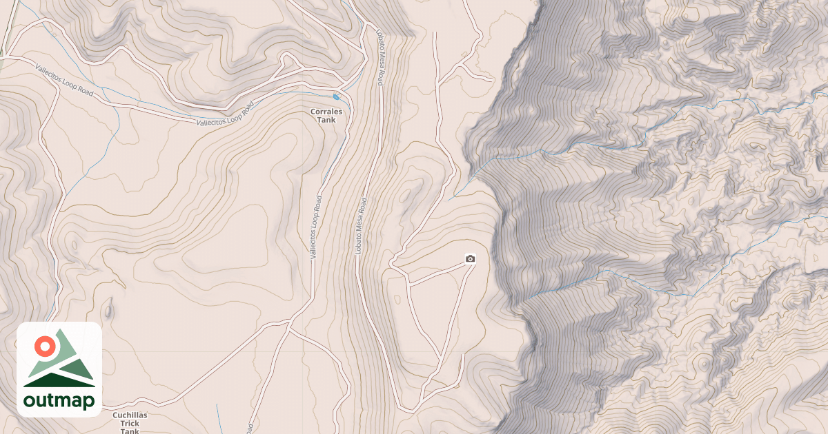 Map of LOBATO MESA