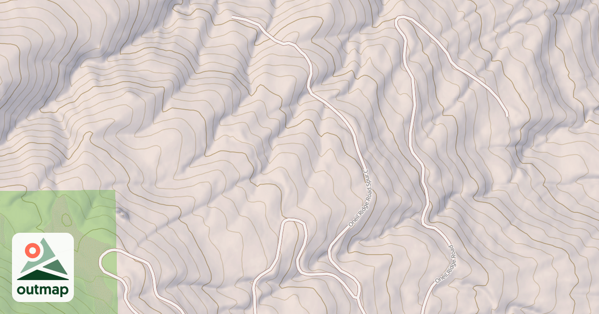 Map of ONEIL RIDGE SPUR C