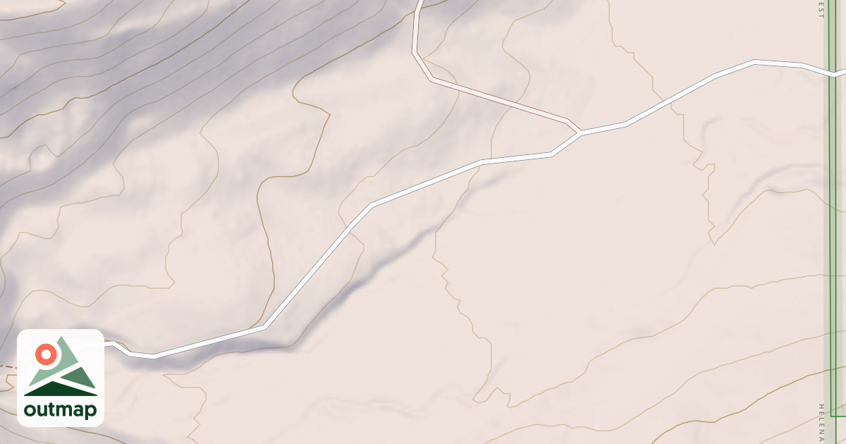 Map of BLACKLEAF CANYON