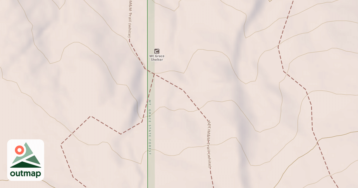 Map of Metacomet - Monadnock Trail