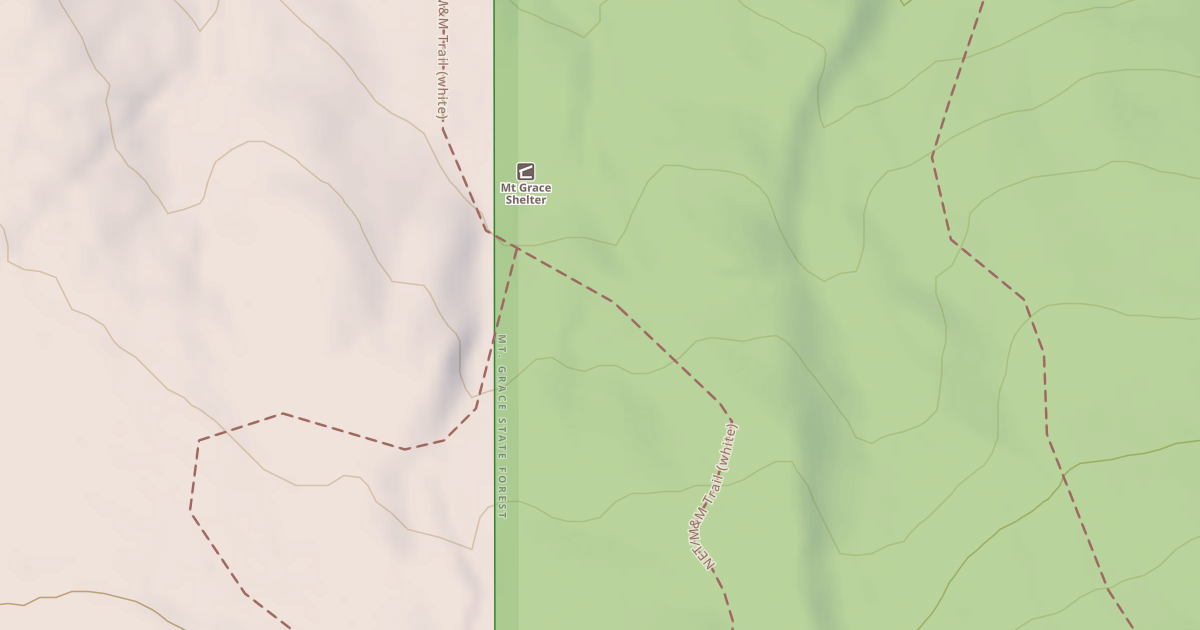 Map preview of Metacomet - Monadnock Trail