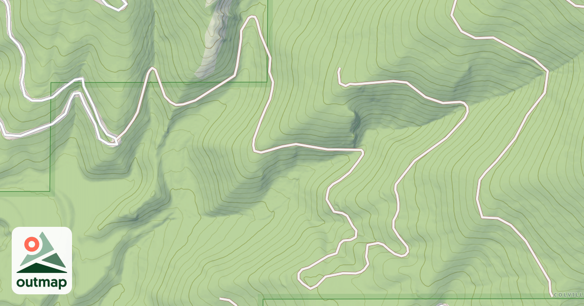 Map of LOWER SADDLE MTN