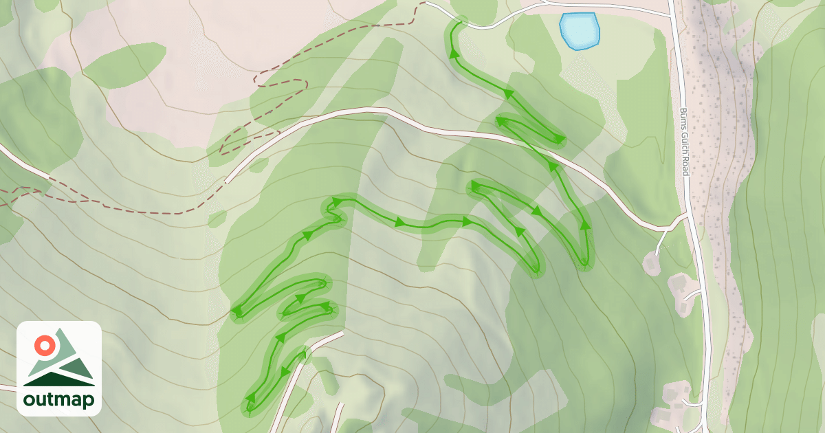Map of High Fives Trail