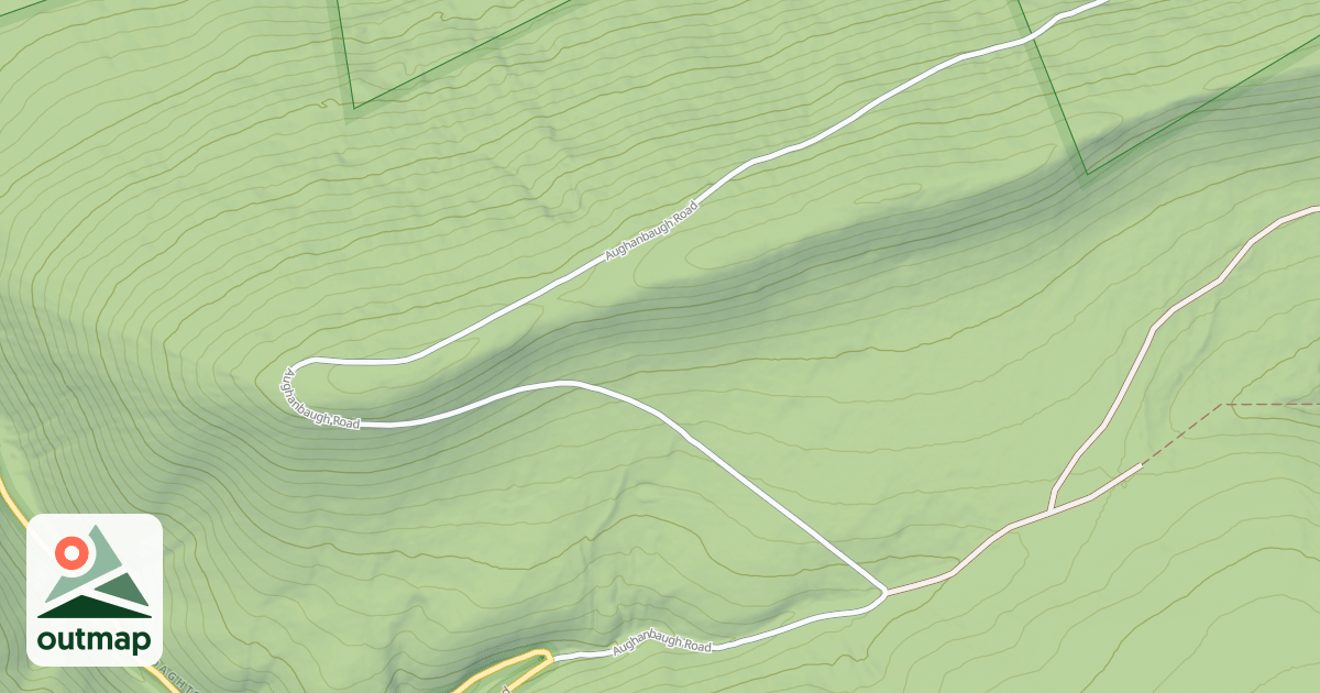 Map of Tiadaghton State Forest Snowmobile Trails