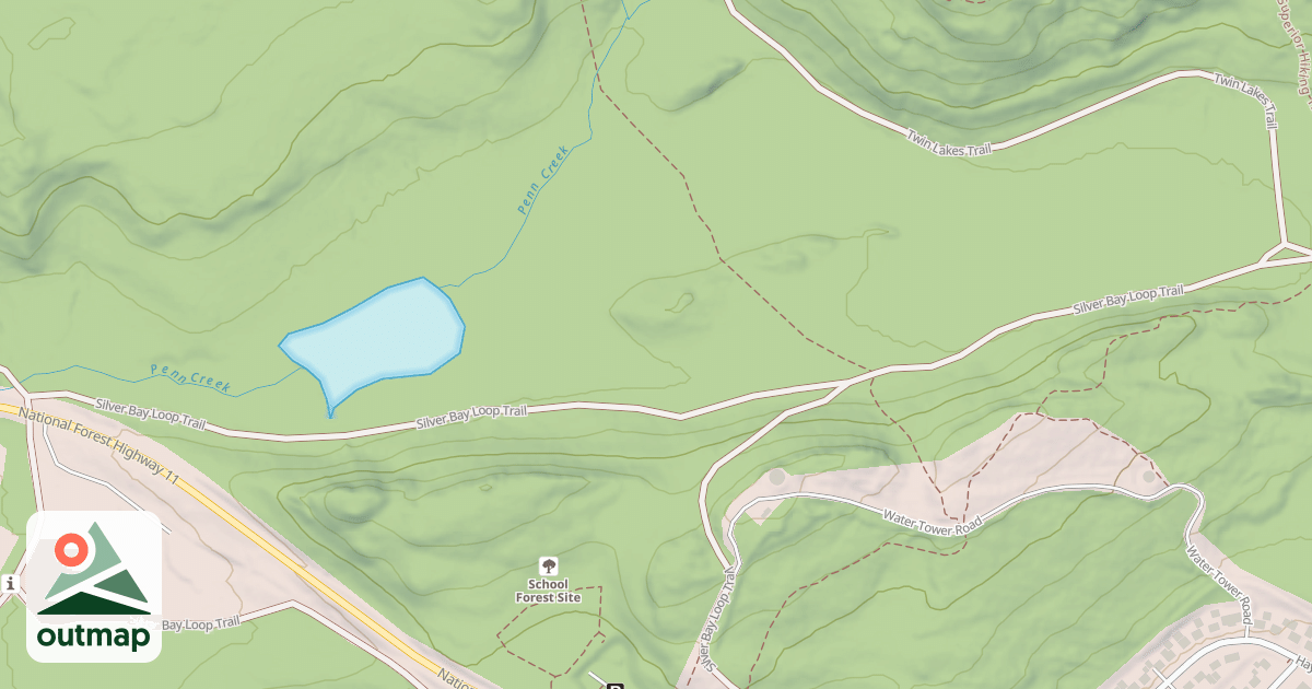 Map of Red Dot Trail