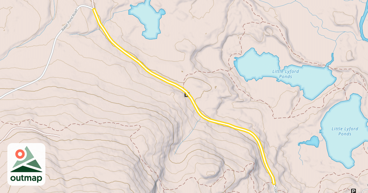 Map of Upper Valley Road