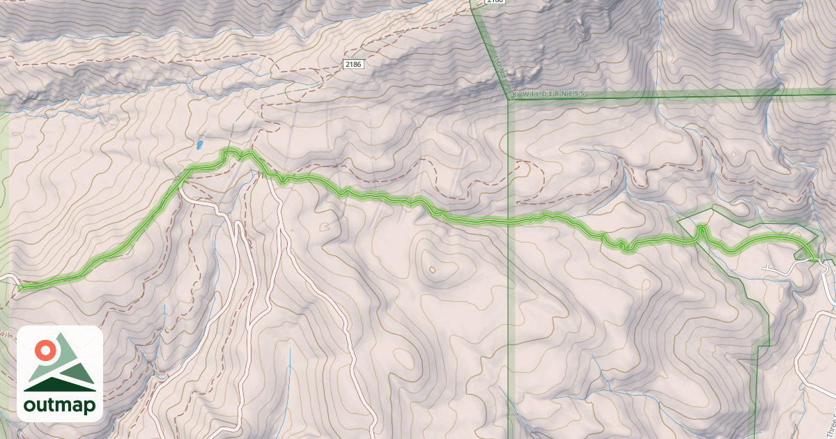 Map of Jacob's Traverse Road