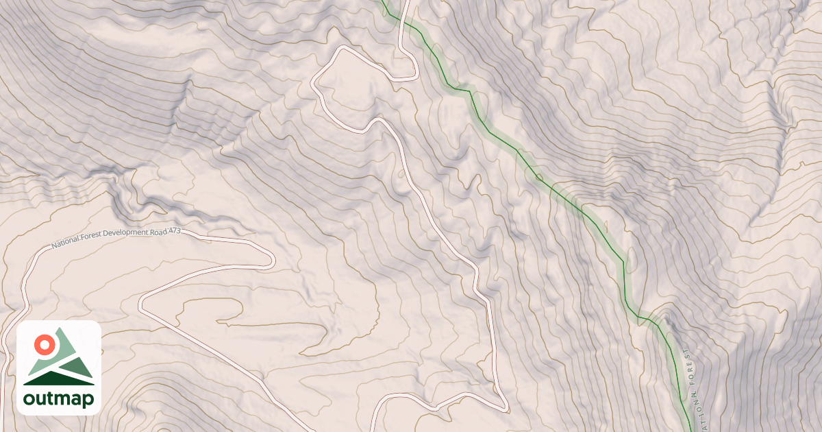 Map of KEELER RATTLE CREEK