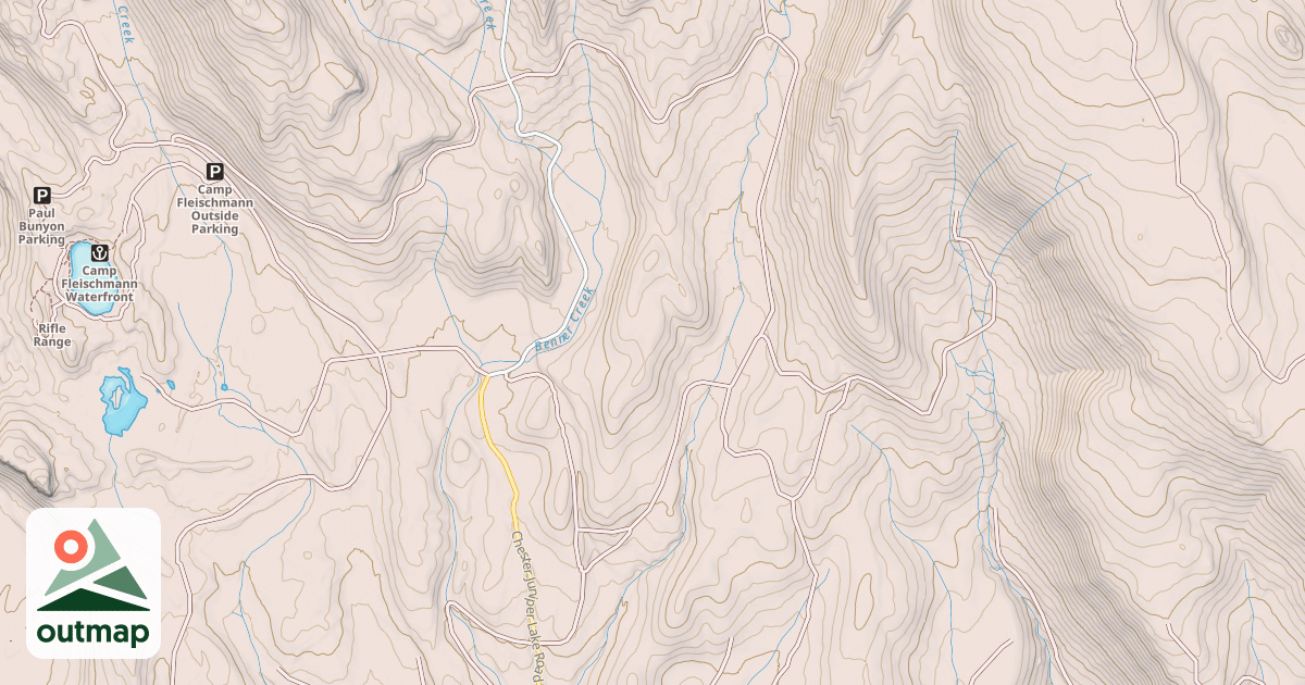 Map of BENNER CREEK