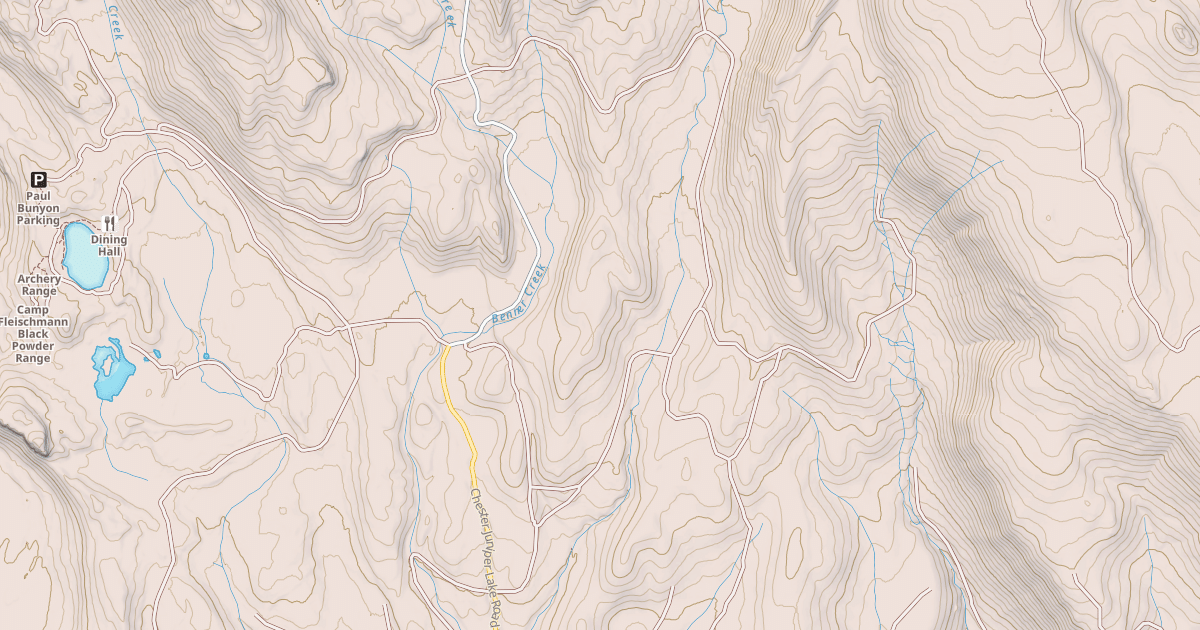 Map preview of BENNER CREEK