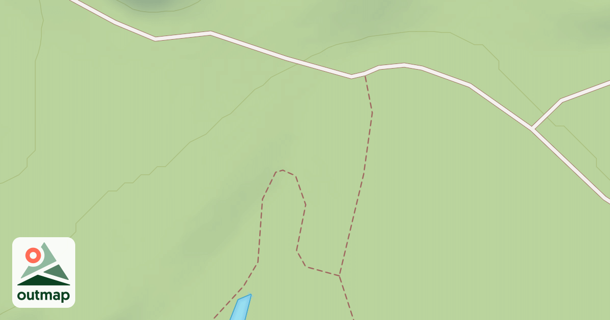 Map of CANYON BAY DISPERSED WEST