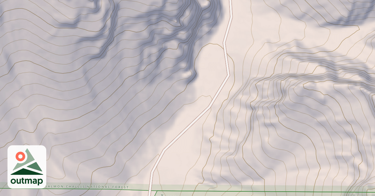Map of EAST CANYON