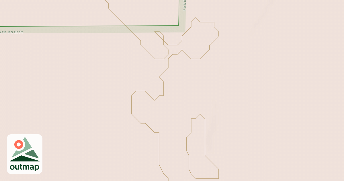 Map of Fond du Lac State Forest Trails