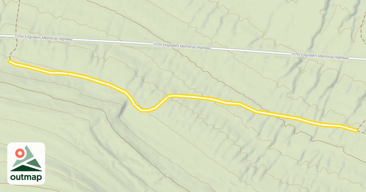 Map of Deer Yard Trail