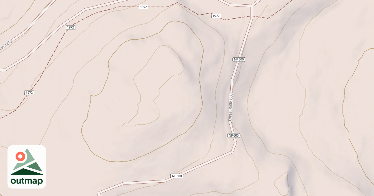Map of USFS National Forest System Roads {39D0006D-7687-4A51-8EAB-87DC49831B0E}