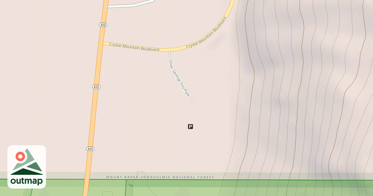 Map of CRYSTAL MTN INFO