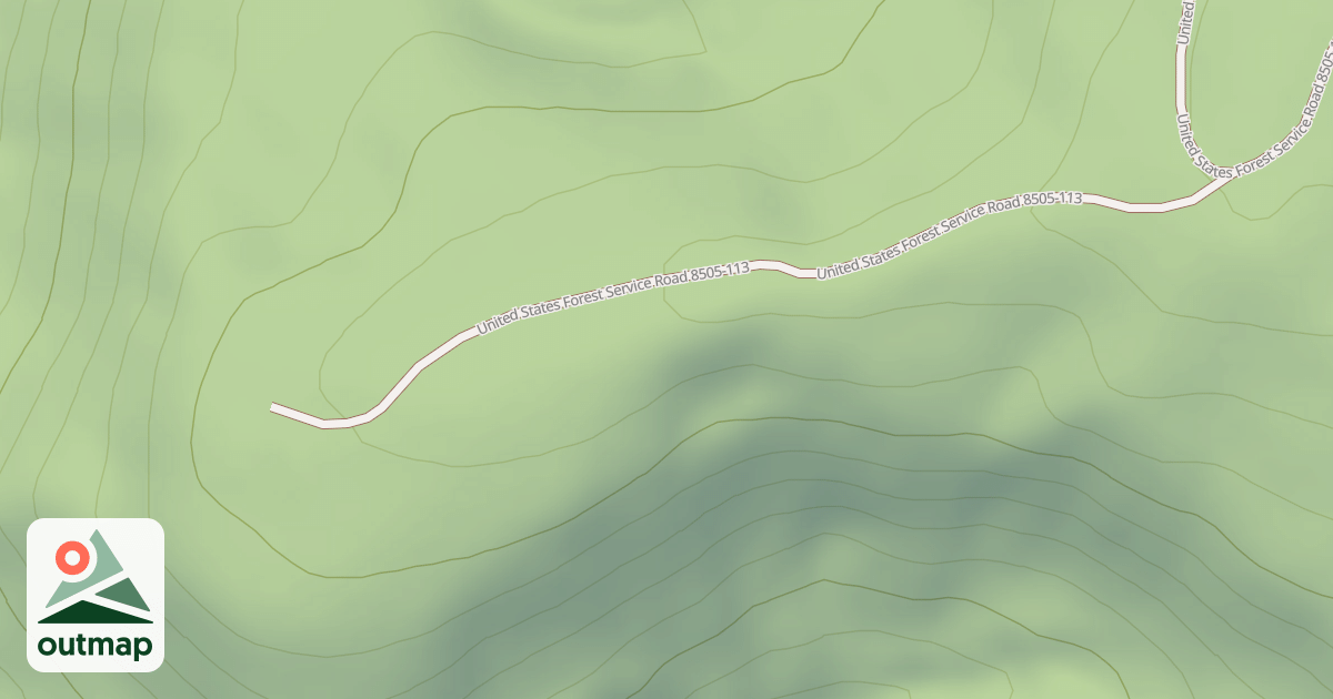 Map of USFS Motor Vehicle Use Map Roads {827D9578-C217-4711-9BAA-809275150263}