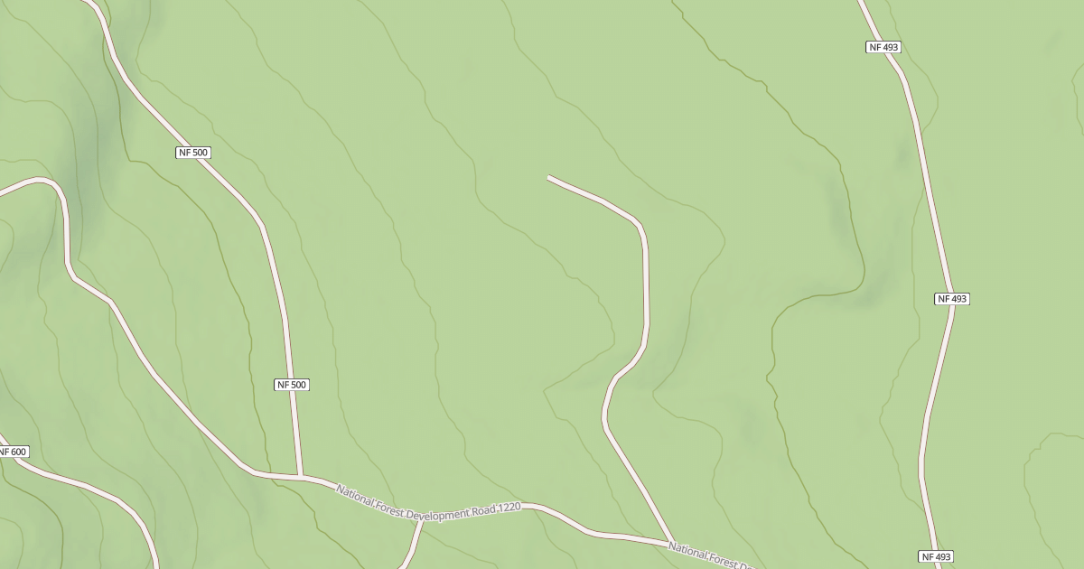 Map preview of USFS Motor Vehicle Use Map Roads {007D6154-38B8-4249-9F7D-387129493A2E}