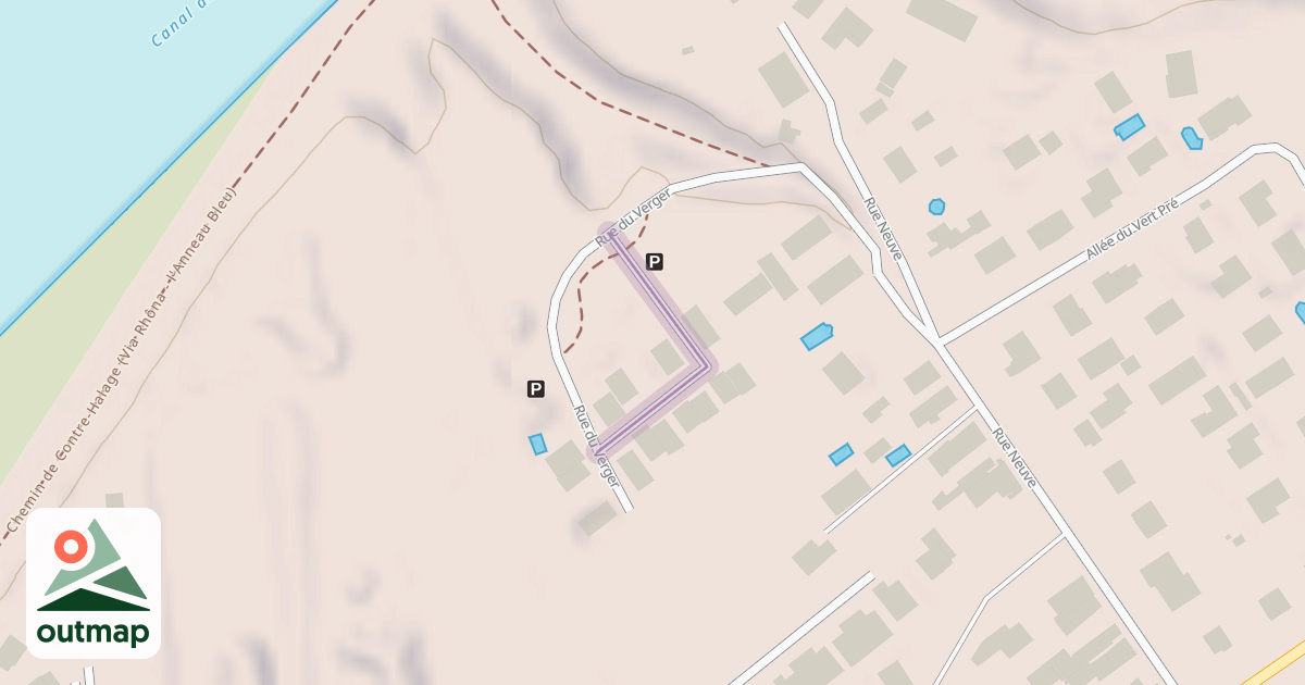 Map of Allée du Clos du Verger