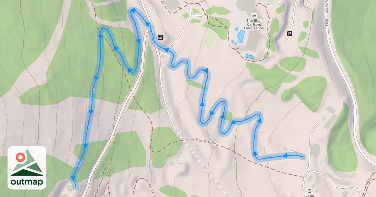 Map of Coaster