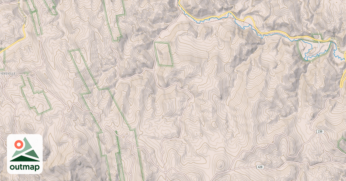 Map of BLOODY GULCH