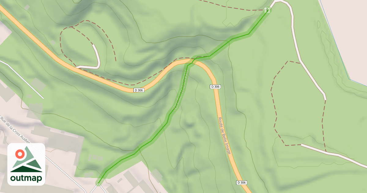 Map of Chemin de la Messe