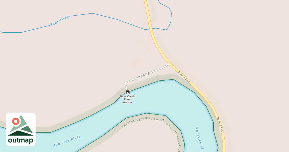 Map of BEAR CREEK RV ACCESS