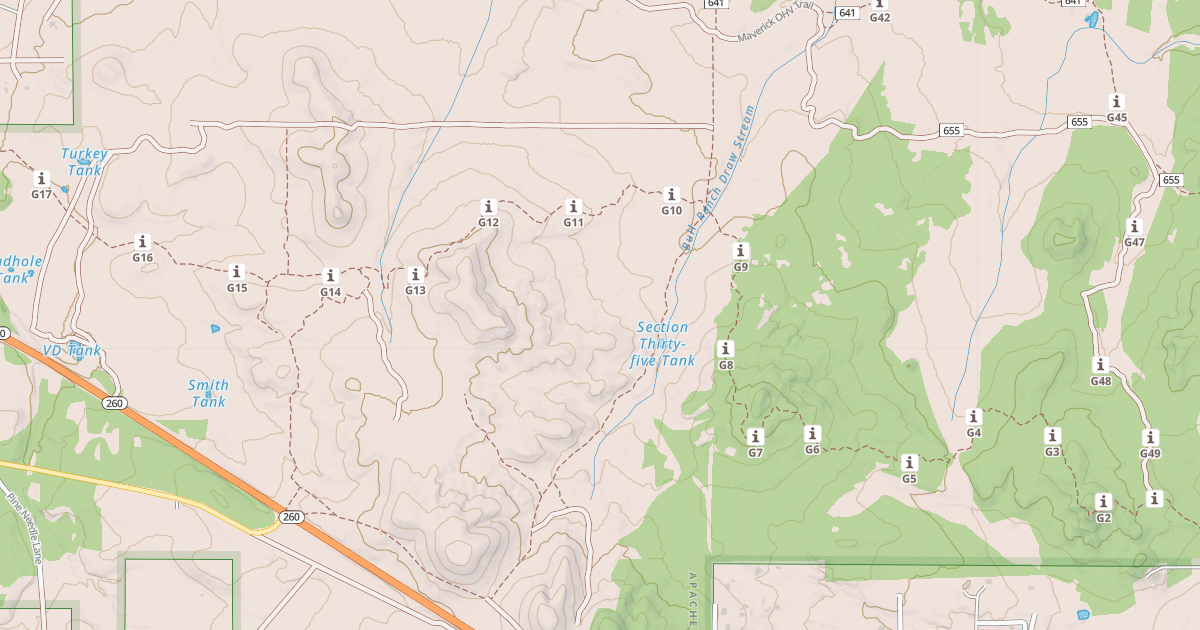 Map preview of USFS National Forest System Roads {BC342FB9-9DAA-46F7-9F78-4AB9D605D992}