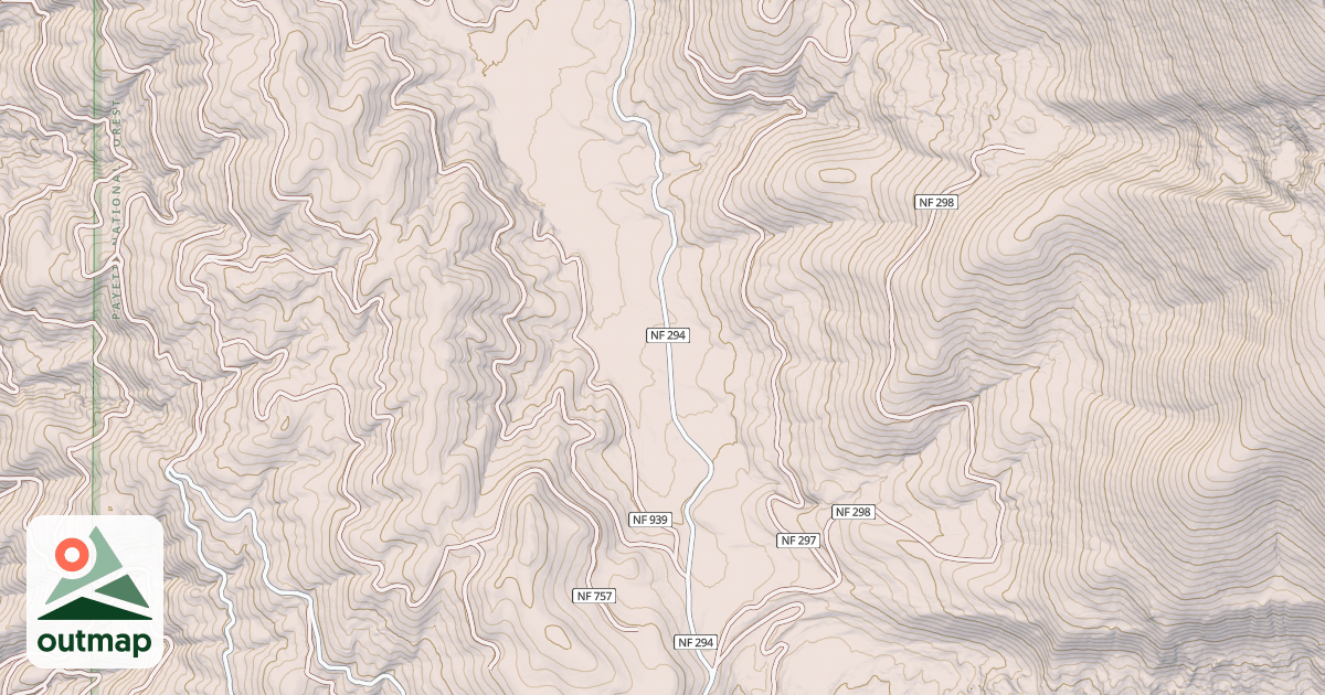 Map of BROWNS CREEK