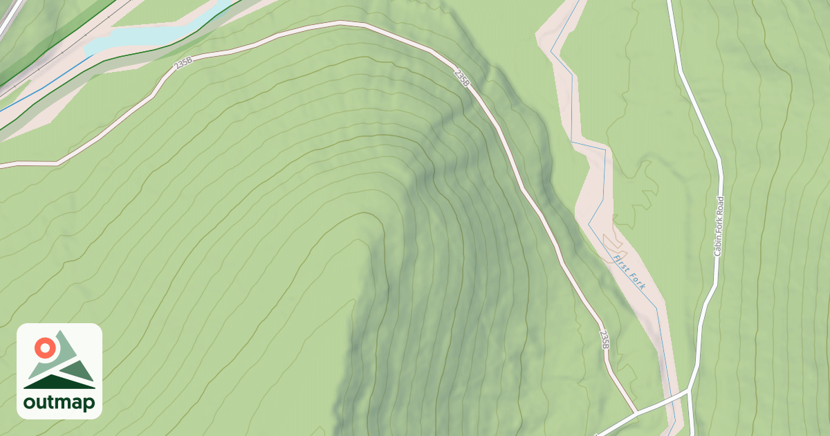 Map of TROUT ACCESS