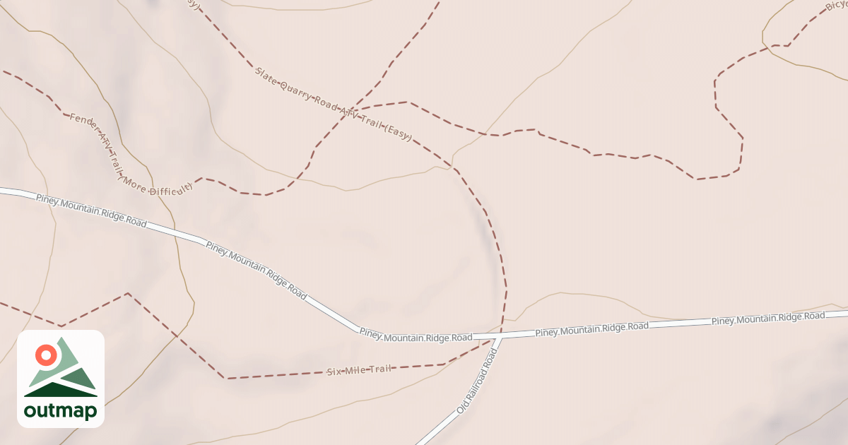 Map of Michaux State Forest - ATV Trail System