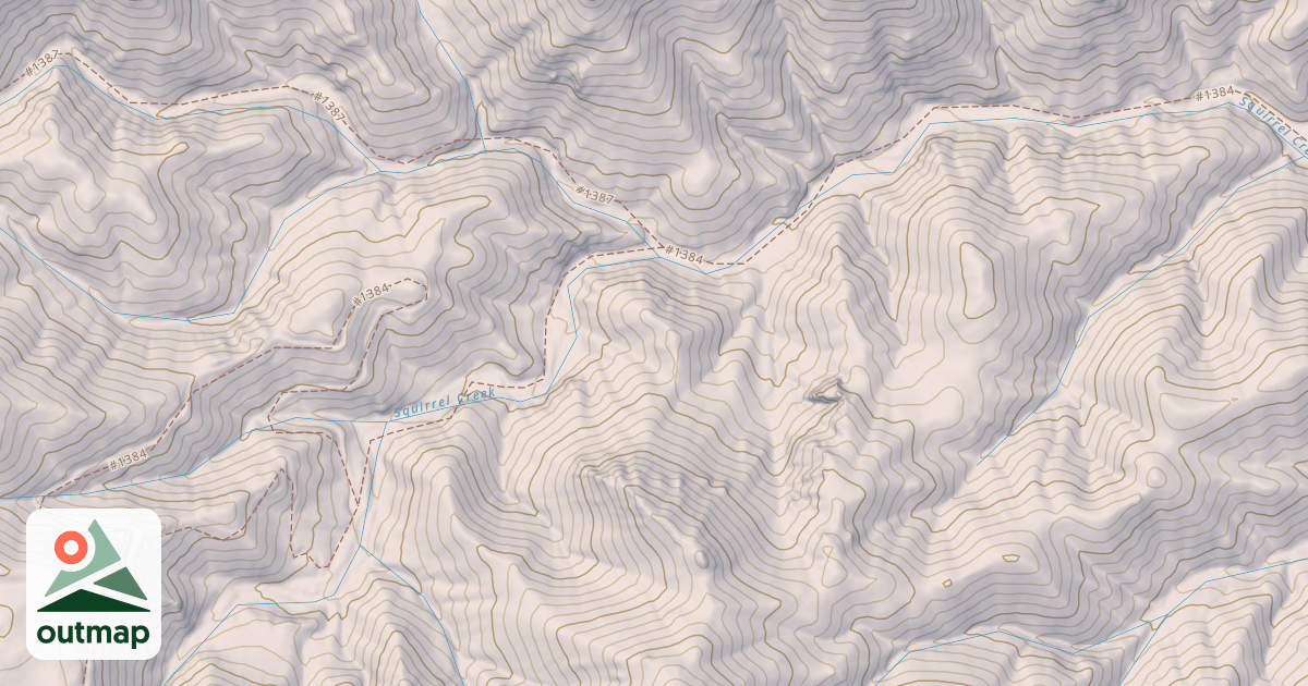 Map of Squirrel Creek