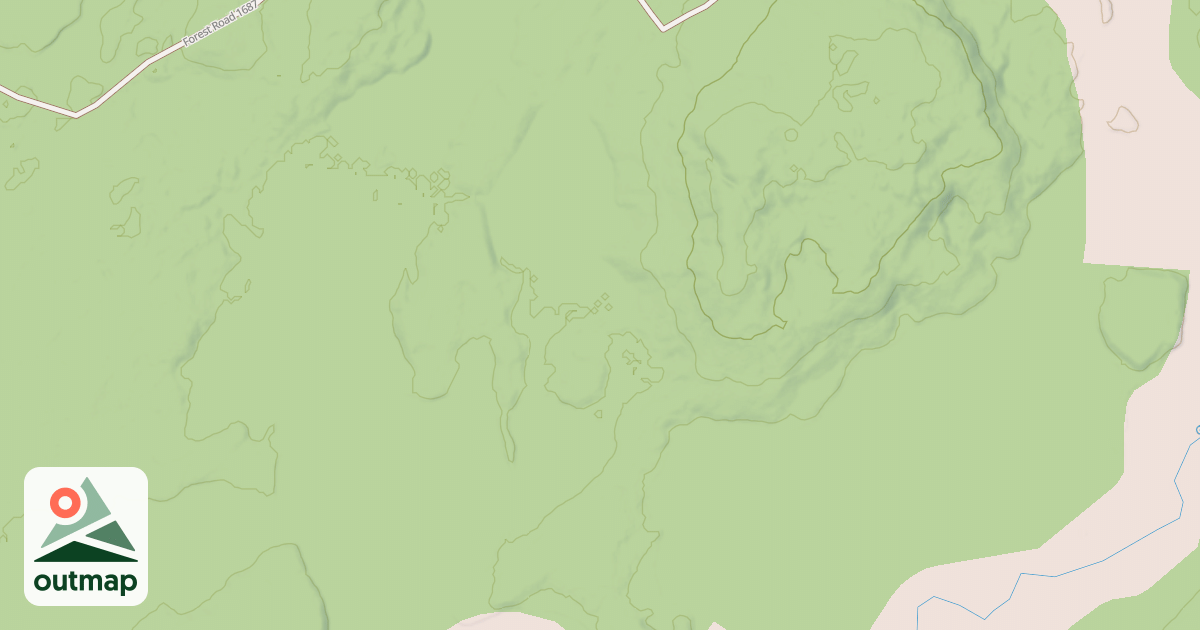 Map of FR 1687X