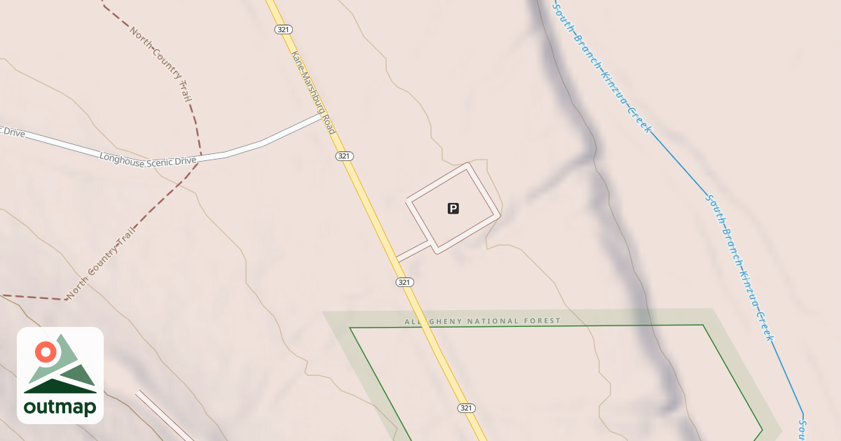 Map of LONGHOUSE TRAILHEAD