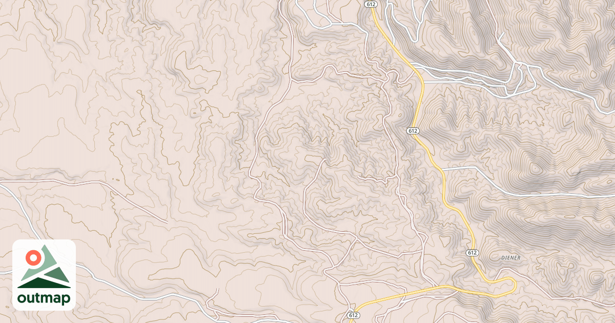 Map of USFS National Forest System Roads {B1BC5219-BA99-4585-982C-080F1F6D155A}