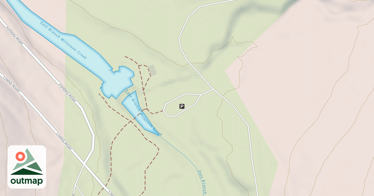 Map of LOLETA CAMPGRD. - B