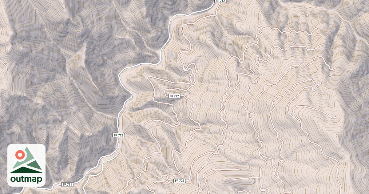 Map of COUGAR CREEK