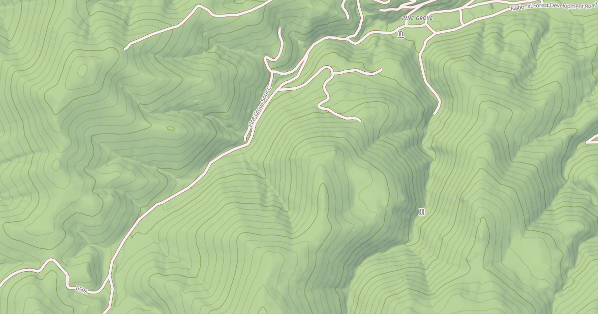 Map preview of PINE GROVE ROAD