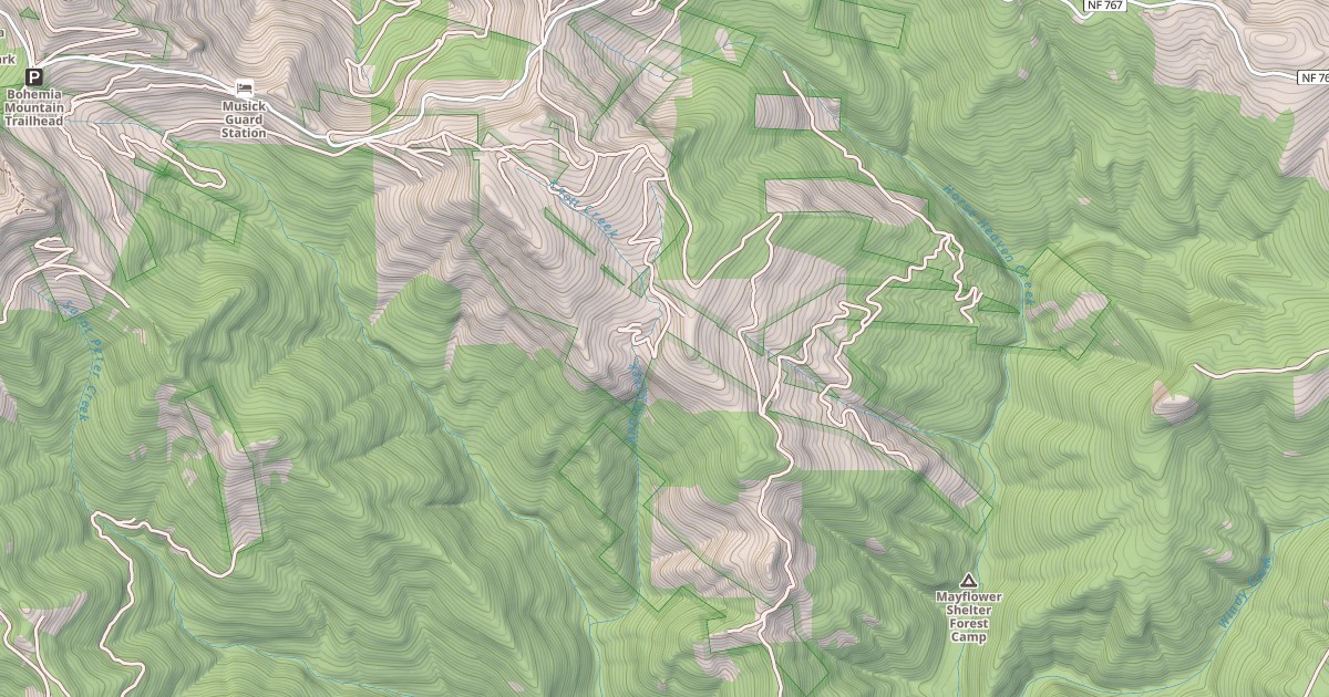 Map preview of CITY CREEK