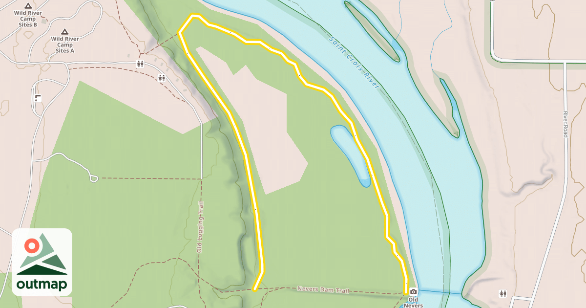 Map of River Terrace Loop