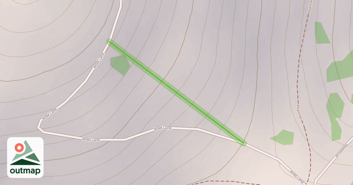 Map of Broadway Face